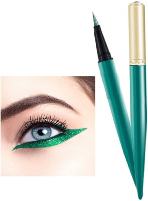 Latixmat diamond Glitter Eyeliner Pencil Long Wear shimmer Eye Liner Pen 1.5 g(Green)