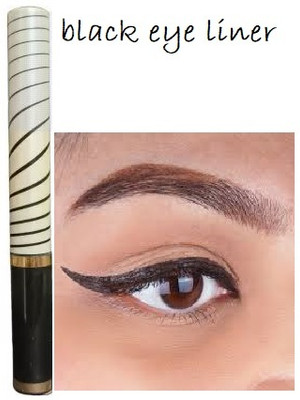Luipui waterproof and long lasting black eye liner pack of 1 5 ml(black)