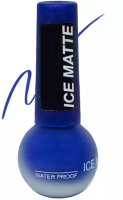 Jiwoo Water Proof & Smudge proof Ice Matte Royal Blue Liquid Eyeliner 3.8 ml(black)