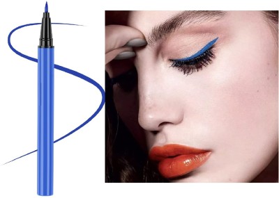 Arcanuy Bold blue sketch pen eye liner water proof & long lasting 3 g(BLUE)