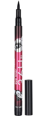 nn jet black new eyeliner easy to use perfect pack of 1 2 ml(BLACK)