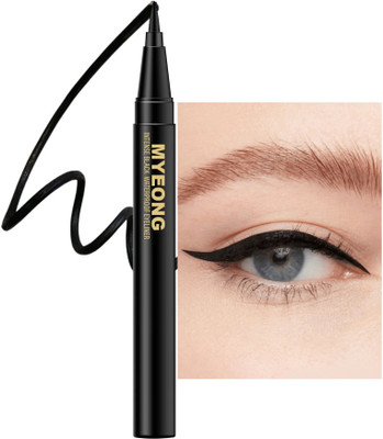 MYEONG Ultra Fine Smudge and Water Proof Liquid Pen Eyeliner 0.55 g(Jet Black)