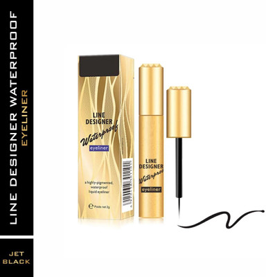 Neycare all skin type new perfect jet black eyeliner pack of 1 5 ml(black)