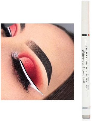 Neycare HIGH QUALITY PEN SKETCH EYELINER WHITE COLOR MATTE FINISH 2 ml(WHITE)