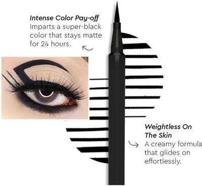 tanvi27 Water Proof Black Sketch Liquid Eyeliner Felt-Tip Applicator 2 g(JET BLACK)