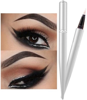 tanvi27 Glitter Eyeliner Srlver Pen Shimmer Pigmented Eyeshadow Eye Gel Waterproof 1.5 g(Silver)