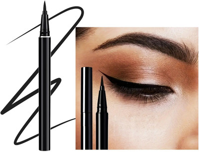 NADJA Eyeliner Sketch Pen Style Waterproof Long Lasting Formula, Black 1.5 ml(black)