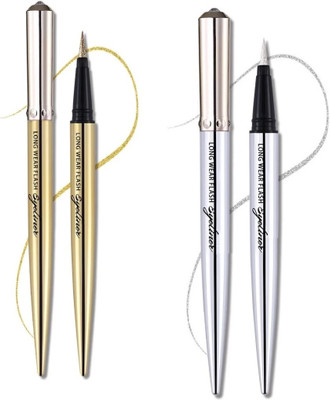 GFSU - GO FOR SOMETHING UNIQUE BEST COLOR GOLD AND SILVER LIQUID EYELINER 3 g(GOLD, SILVER)