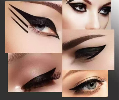 KAIASHA fish eyeliner all makeup Waterproof & Smudge proof Matte Eyeliner 10 g(Black)