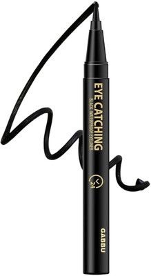 GABBU Water-Resistant Waterproof Eyeliner | Full+Long+Refine 0.55 ml(black)