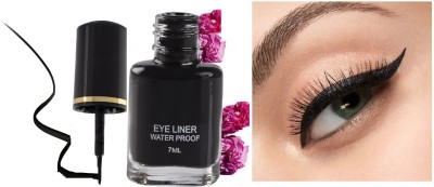 Luster Shine Waterproof Liquid Eyeliner 6 ml(BLACK)