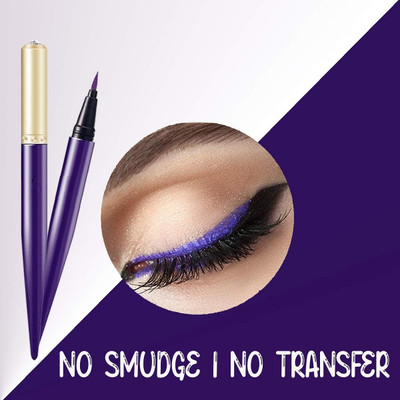 GFSU - GO FOR SOMETHING UNIQUE Liquid color Eyeliner | Smudge Proof, Transfer Proof Eye Liner 1.5 ml(purple)