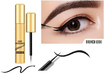 ADJD Fast Drying Smudge Proof Eyeliner Liquid 8 ml(BLACK)