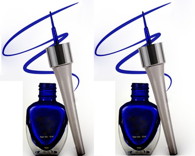 ADJD Combo Eyeliner Waterproof Blue One stroke application 12 ml(Blue)