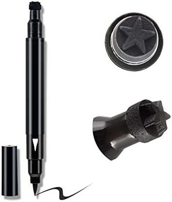 KAIASHA 2 IN 1 STAR PATTERN AND EYELINER STEMP BEAUTY LOOK 10 g(BLACK)