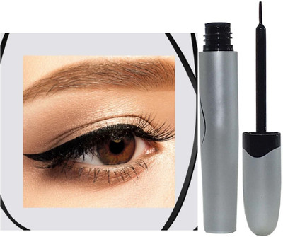 THTC WATERPROOF LONG LASTING MATTE FINISH JET BLACK EYELINER 6 ml(BLACK)