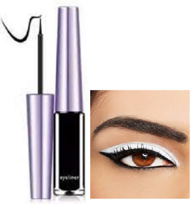 Luipui trending waterproof black eye liner pack of 1 8 ml(BLACK)