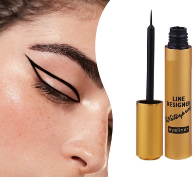 YAWI best Smoky Waterproof and Glossy Eyeliner 9 ml(Black)