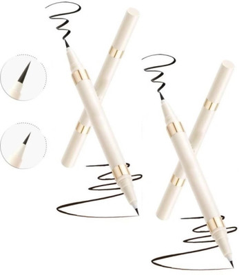 Jiwoo 2in 1 pro liner for eys and waterproof and makeup base 1.5 ml(black)