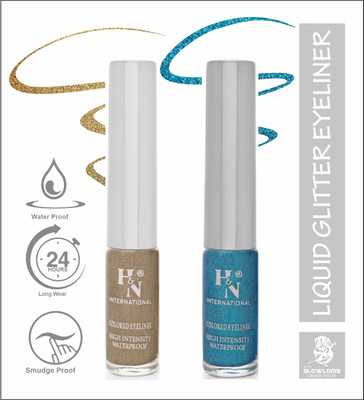 HIGHLIGHT NAILS HN-EL1-CB (EL1-06 ) ( EL1-09) 6 ml(GLITTER BROWN::GLITTER SKY)
