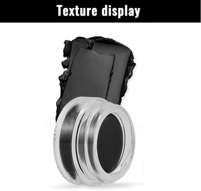 SILDUST Black Gel Eyeliner For Partyes 5 g(BLACK)