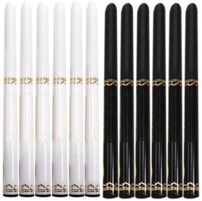 Elecsera Eyeliner Black Set of 12pcs 2.5 g(Black)