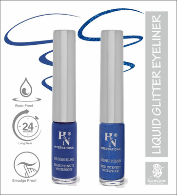 HIGHLIGHT NAILS EL1-CB (EL1-02 ) ( EL1-05)_HH 6 ml(AZURE BLUE::GLITTER BLUE)