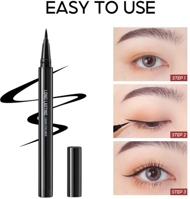 DARVING Smudge Proof, Matte, Water Resistant| Highly Pigmented 3 g(BLACK)