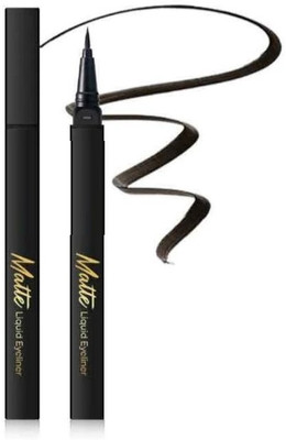 luzimaisa Matte Waterproof and Smudge proof Liquid Eyeliner 1 ml(Black)