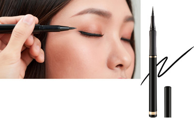 FELICECHIARA New Eyeliner | Smudge proof Eyeliner |Water Resistant 5 g(BLACK)