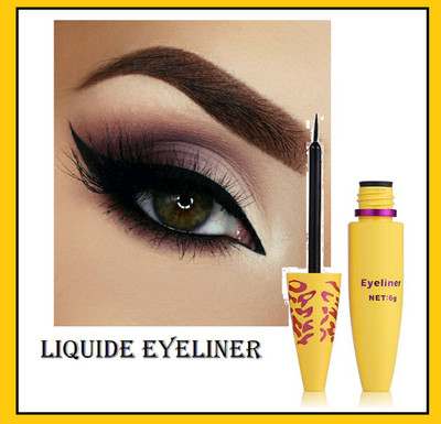 KA-KAIASHA LIQUIDE EYELINER WATERPROOF AND LONGLASTING PACK OF 1 6 g(BLACK)