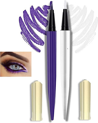 GFSU - GO FOR SOMETHING UNIQUE Purple & Silver Gel Shimmer eye liner 3 ml(SILVER, Purple)