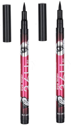 Vagons Sketch Eyeliner 36H Hours Stay Waterproof & Long Lasting Pack of 2 4.5 g(Black)
