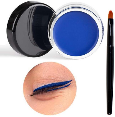 SILDUST Best Blue Gel Eyeliner, High-Intensity Pigments With Brush 5 g(Blue)