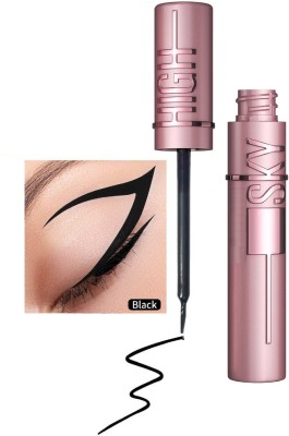 Neycare perfect new matte jet black eye liner long lasting look pack of 1 5 ml(BLACK)