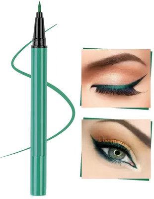 Arcanuy Beautiful Liquid sketch Eye liner Waterproof Long Lasting 3 g(green)