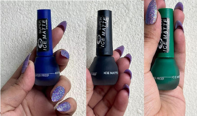 tanvi27 New Water Proof & Smudge proof Ice Matte Black & Blue & Green Liquid Eyeliner 6 ml(Green & Black & Blue)
