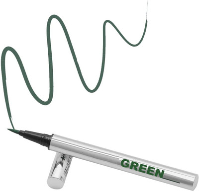 YAWI Waterproof Long Lasting Green 24 Hours Stay Sketch Pen Eyeliner. 2.5 ml(GREEN)