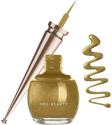 MYEONG Glittery & Shiny Liquid Golden Long Lasting & Waterproof Smudge Proof Eye Makeup 5 ml(Golden)