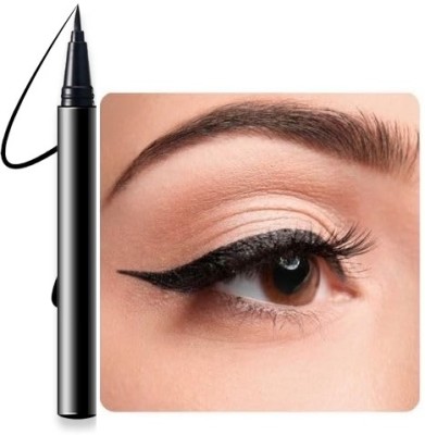 CATERINACHIARA Eyeliner Pen Black Waterproof Spidol Brush 1.6 ml(black)