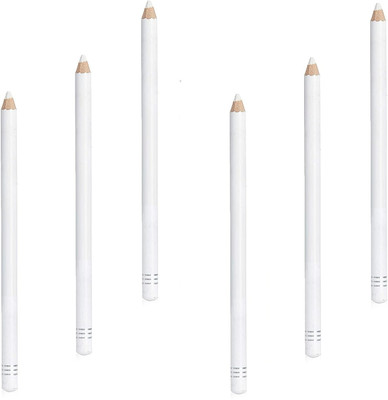 Wonholli Eyeliner Pencil Durable Smudge-proof & Waterproof Oil free and Highly Pigmented 12 g(WHITE)