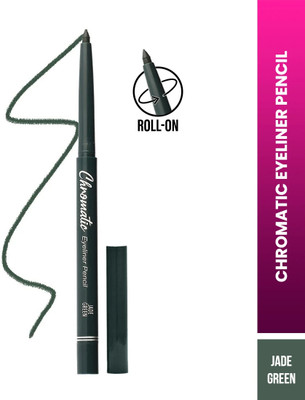 COLORESSENCE Chromatic Colored Eyeliner|Waterproof & Highly Pigmented|Colored Kajal C1 0.25 g(Jade Green)