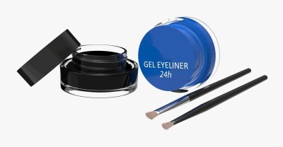 tanvi27 24 hour Smudge Proof Lasting Gel Eyeliner Black And Blue 6 g(Black, Blue)