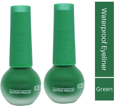 ADJD Combo Water Proof & Smudge proof Ice Matte Green Liquid Eyeliner 7 g(GREEN)