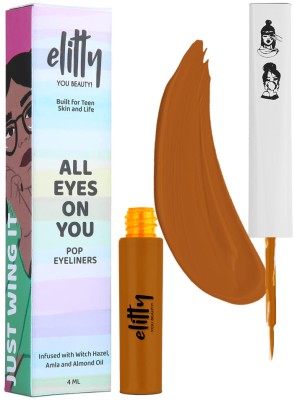 Elitty Pop Color Eyeliner,Matte Finish Long Lasting Waterproof 4 ml(Manifestation- Yellow)