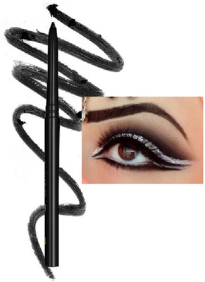 tanvi27 Matte & Non Transfer Long Stay Black Crayon Kajal 1.5 g(Matte Black)