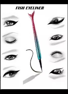 Emijun Fish Shape Liquid Gel Eyeliner 4 g(blue)