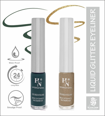 HIGHLIGHT NAILS HN-EL1-CMB (EL1-01) (EL1-06) 6 ml(ARABIAN GREEN::GLITTER BROWN)