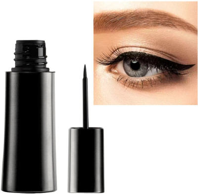 HUZURLU Hyper Smooth Water Resistant Eyeliner Long Lasting Smudge Proof 10 g(Black)