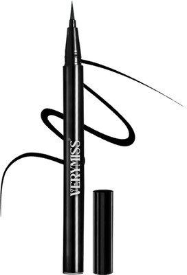 VERYMISS Jet Black Sketch Pen Eyeliner I Water Proof 1 ml(Black)
